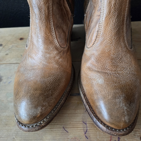 Rare BedStu Cobbler Series OnRush Tan Rustic Boots 9.5 - Picture 5 of 11